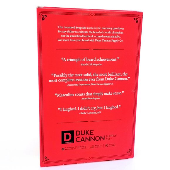 Duke Cannon The Beard That Stole Christmas Beard Wash Gift Set for Men - Picture 6 of 8